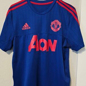 2015/2016 Manchester United Training Jersey Blue Medium
